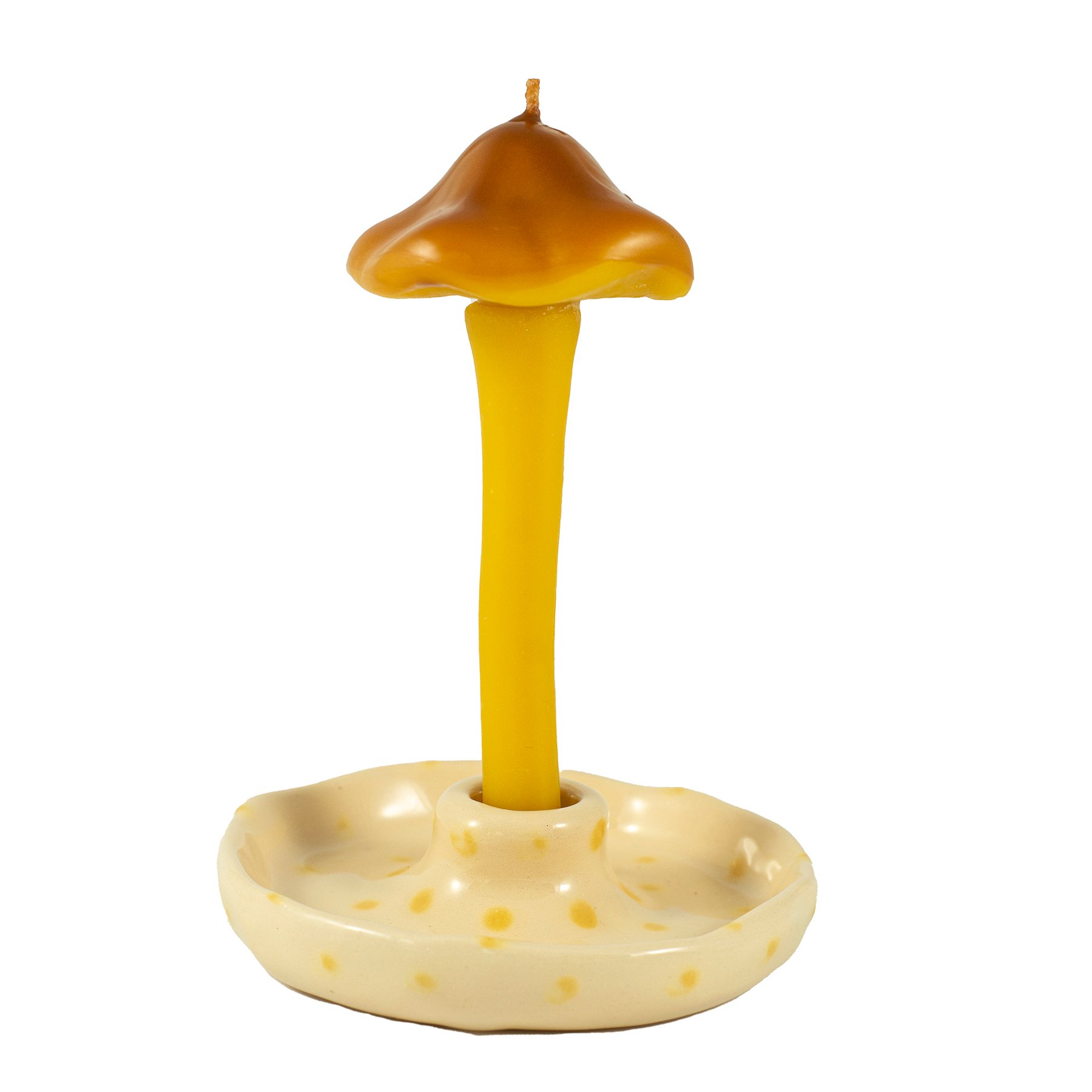 "Грибочок" свічка з бджолиного воску