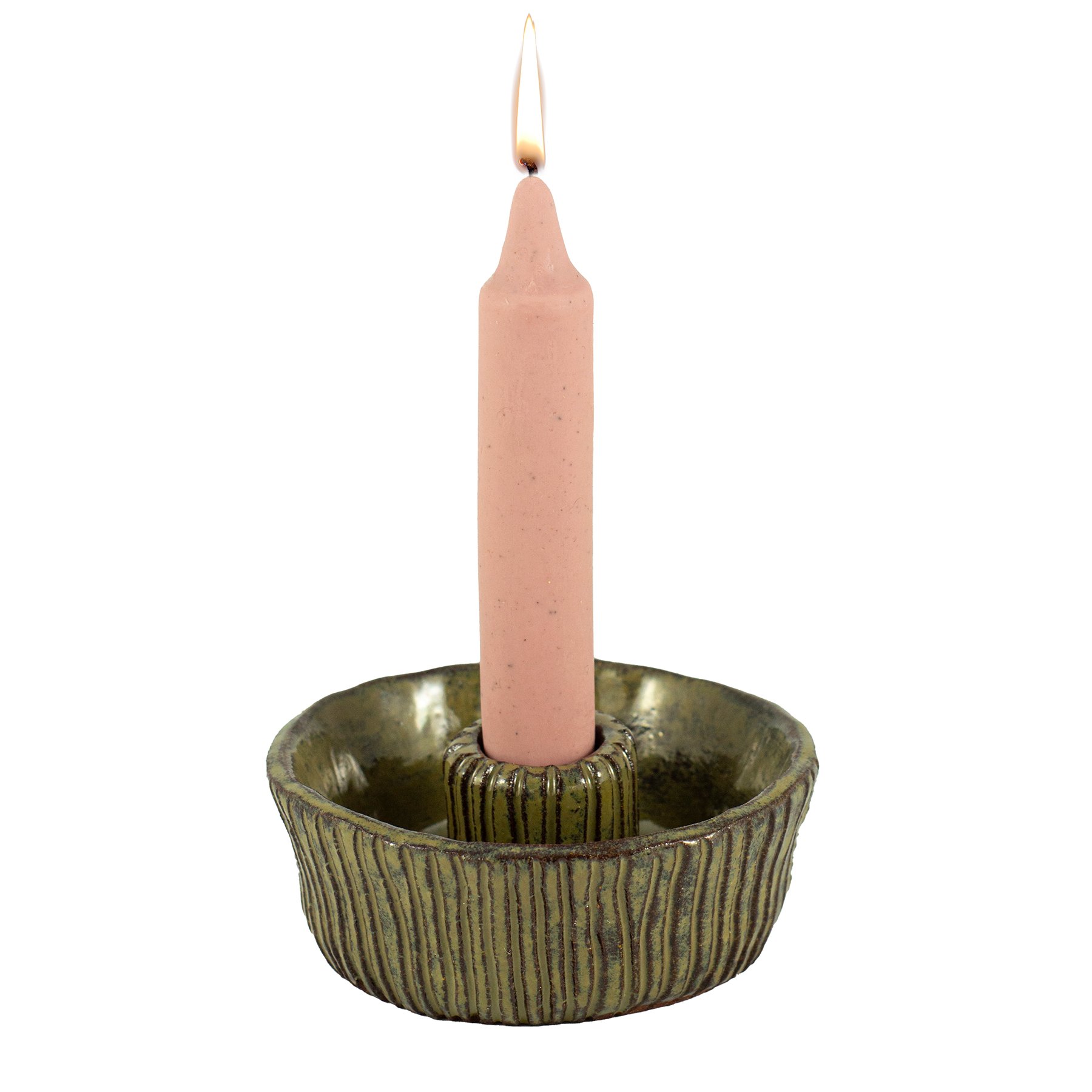 Керамічний свічник для тонкої свічки