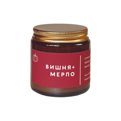 "Вишня + мерло" соєва свічка