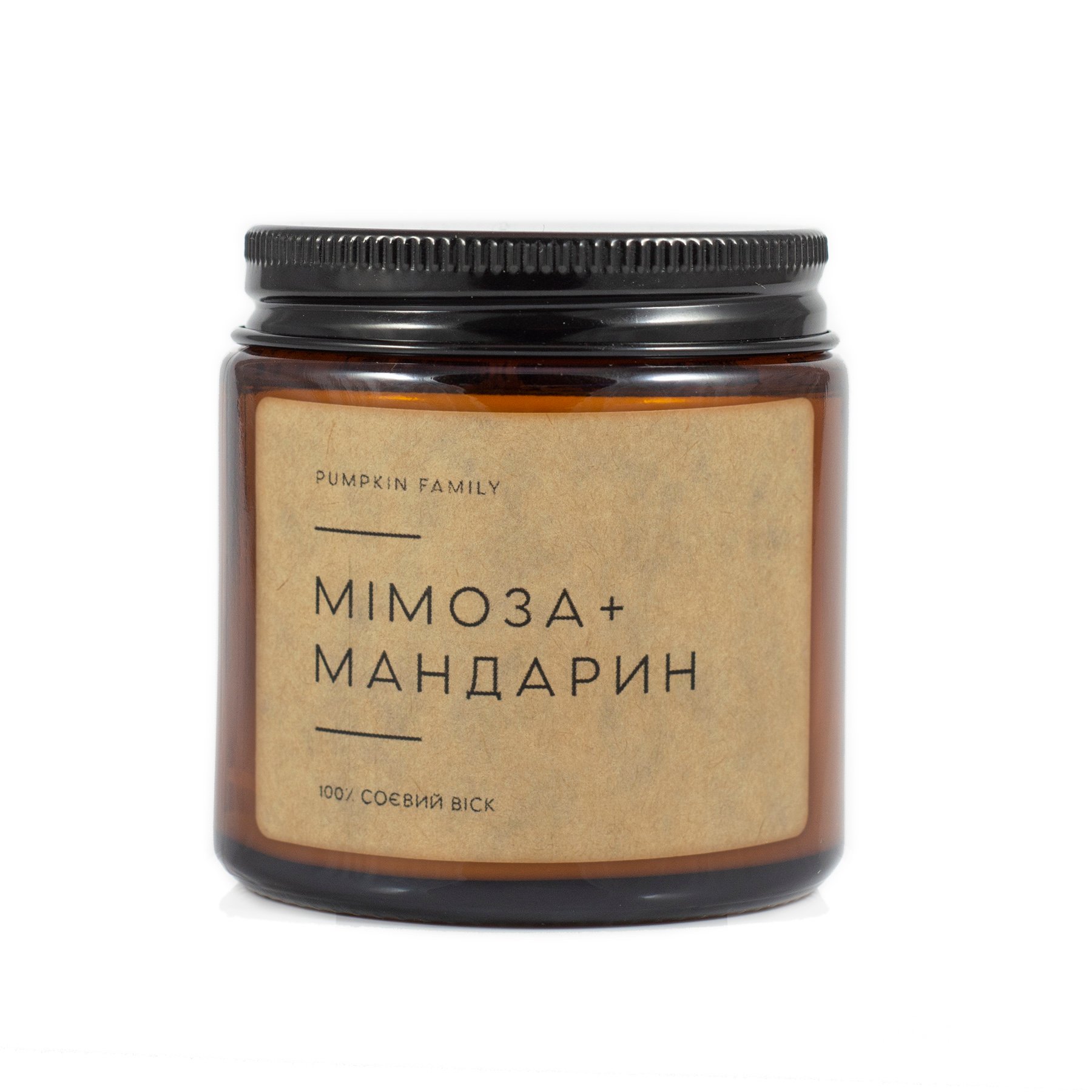"Мімоза + мандарин" соєва свічка