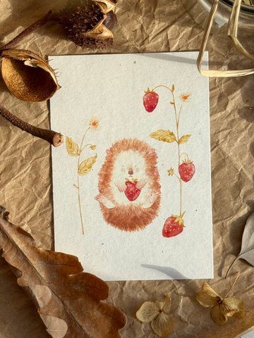 "Їжачок" листівка, А6